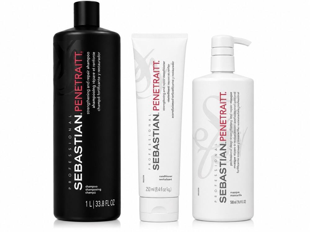 Sebastian Penetraitt Shampoo 33.8 oz Conditioner 8.4 oz Masque 16.9 oz Set